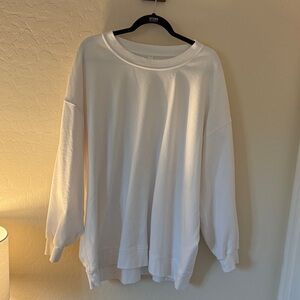 Lululemon Athletica Classic White Sweatshirt